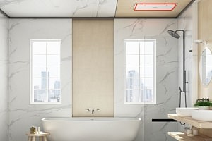 欧美吊顶丨卫浴空间的精致生活，由卫浴电器智能化为您一一实现！